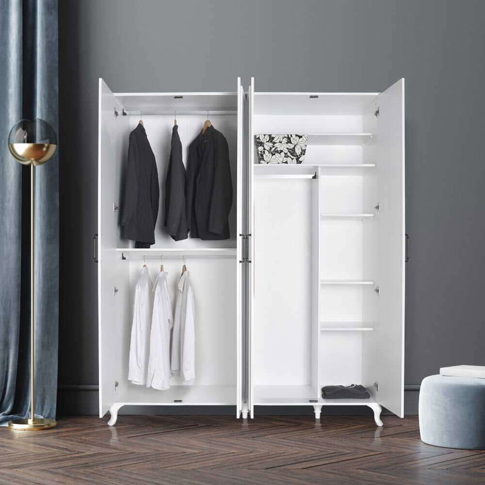 Hanah Home Armario Grd-1040-Dd-3 Blanco